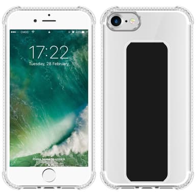 iPhone 7 / 7S / 8 / SE 2020 Deksel Case Cover (svart)