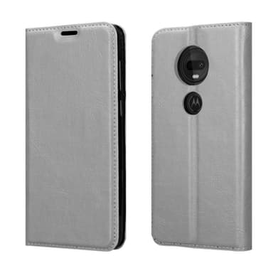 Motorola MOTO G7 / G7 PLUS lommebokdeksel case (grå)