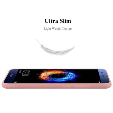 Deksel Honor 8 PRO Silikon cover (rosa)