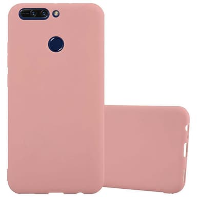 Deksel Honor 8 PRO Silikon cover (rosa)