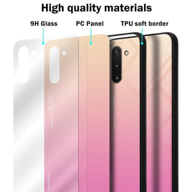 Deksel Samsung Galaxy NOTE 10 Case Cover (svart)