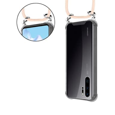 Huawei P30 PRO Deksel med Halskjede (rosa)