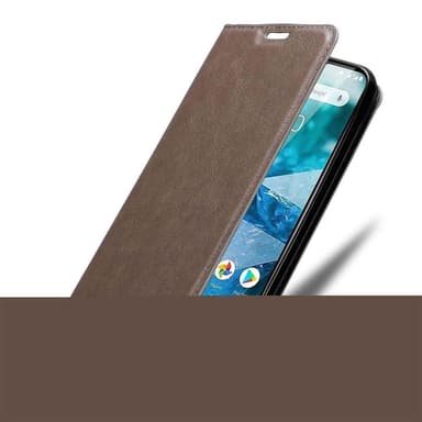 lommebokdeksel Nokia 7.1 case (brun)
