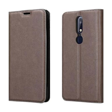 lommebokdeksel Nokia 7.1 case (brun)