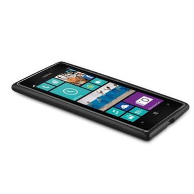 Nokia Lumia 925 Deksel Case Cover (svart)