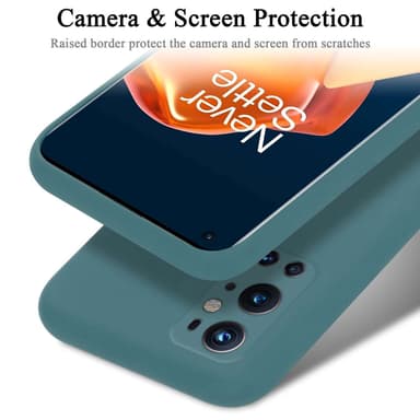 OnePlus 9 PRO silikondeksel case (Grønn)