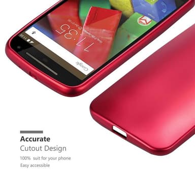 Deksel Motorola MOTO G2 Case Cover (rød)