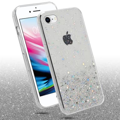 iPhone 7 / 7S / 8 / SE 2020 Silikondeksel Glitter