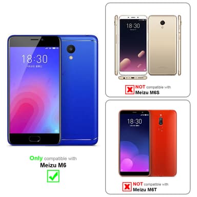 MEIZU M6 lommebokdeksel case (brun)