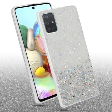 Samsung Galaxy A71 5G Silikondeksel Glitter