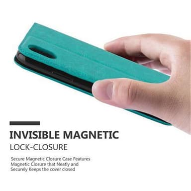 lommebokdeksel iPhone X / XS case (turkis)