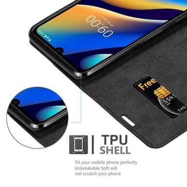lommebokdeksel WIKO VIEW 3 LITE case (svart)