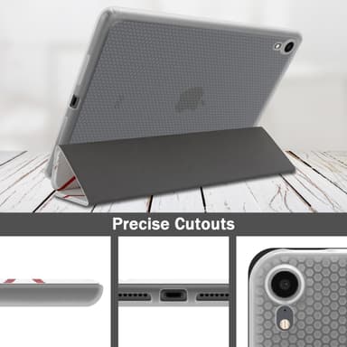 iPad MINI 6 (8.3 Toll) lommebokdeksel cover (hvit)