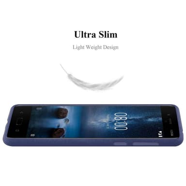 Deksel Nokia 8 2017 case (blå)