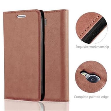 lommebokdeksel Samsung Galaxy S4 case (brun)