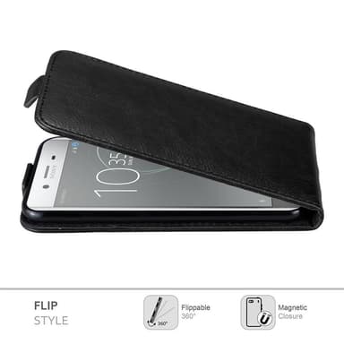 Sony Xperia XZ PREMIUM deksel flip cover (svart)
