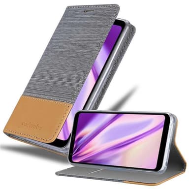 LG Q7 / Q7a / Q7+ lommebokdeksel etui (grå)