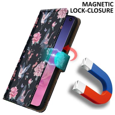 Samsung Galaxy S10 4G lommebokdeksel etui (svart)