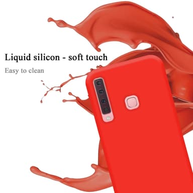 Samsung Galaxy A9 2018 silikondeksel case (rød)