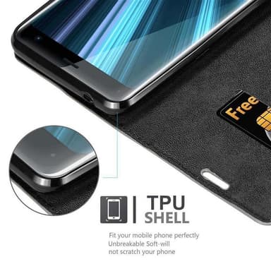 lommebokdeksel Sony Xperia XZ3 case (brun)