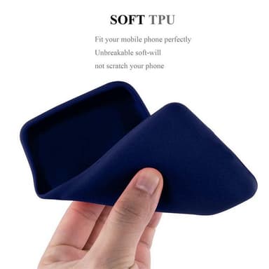 Deksel Motorola MOTO G5 PLUS Silikon cover (blå)
