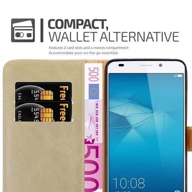 Honor 5C lommebokdeksel etui (brun)