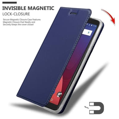 WIKO VIEW XL lommebokdeksel etui (blå)