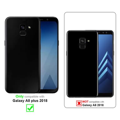 Deksel Samsung Galaxy A8 PLUS 2018 Silikon cover (rosa)