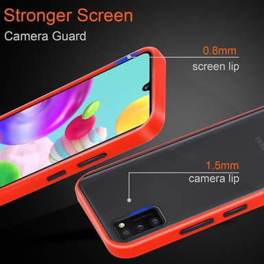 Samsung Galaxy A41 Deksel Case Cover (gjennomsiktig)
