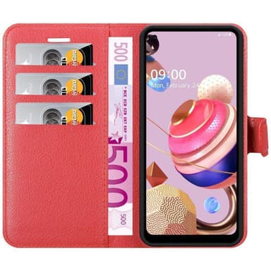 LG K51S lommebokdeksel etui (rød)