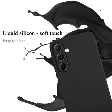 Samsung Galaxy A55 silikondeksel case (Svart)