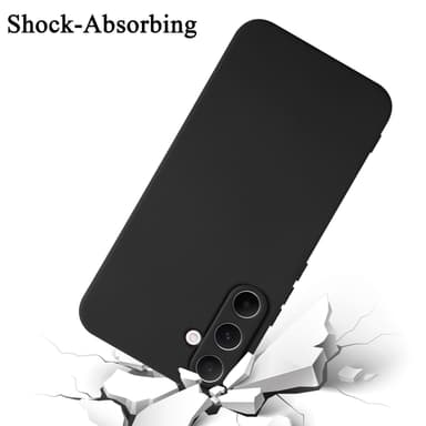 Samsung Galaxy A55 silikondeksel case (Svart)