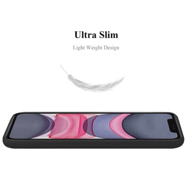 Deksel iPhone 11 Silikon cover (svart)