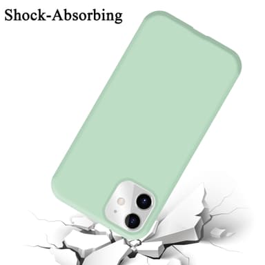 iPhone 11 silikondeksel case (grønn)