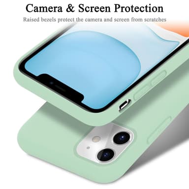 iPhone 11 silikondeksel case (grønn)