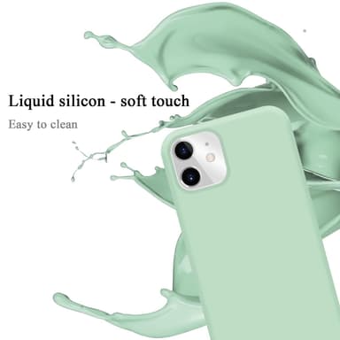 iPhone 11 silikondeksel case (grønn)