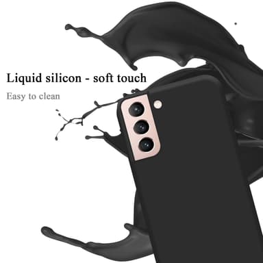 Samsung Galaxy S22 silikondeksel case (svart)