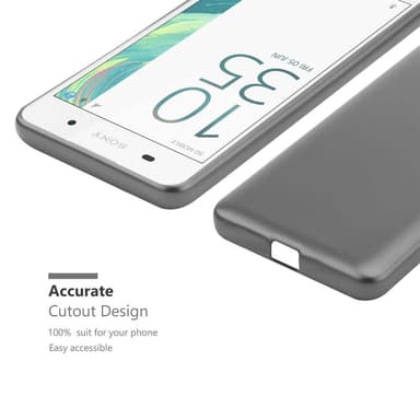 Deksel Sony Xperia E5 Case Cover (grå)