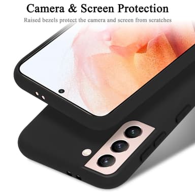 Samsung Galaxy S22 silikondeksel case (svart)