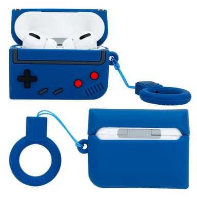 TPU AirPod etui Veske (blå)