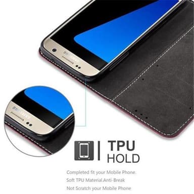 Samsung Galaxy S7 Deksel Case Cover (rød)