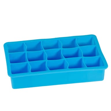 Isterningform for isbiter (blå)