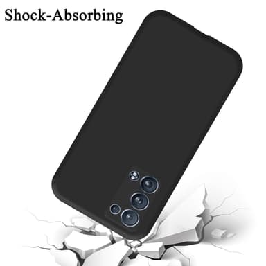 Oppo Reno6 PRO 5G silikondeksel case (svart)