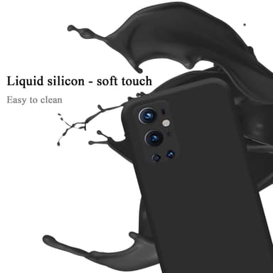 OnePlus 9 PRO silikondeksel case (Svart)