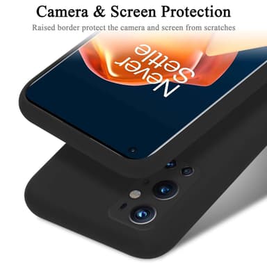 OnePlus 9 PRO silikondeksel case (Svart)