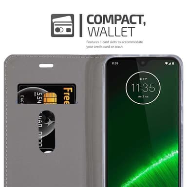 Motorola MOTO G7 / G7 PLUS lommebokdeksel etui (grå)