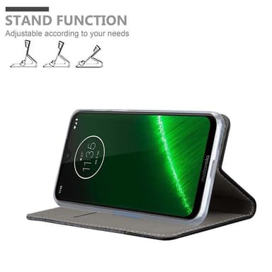 Motorola MOTO G7 / G7 PLUS lommebokdeksel etui (grå)