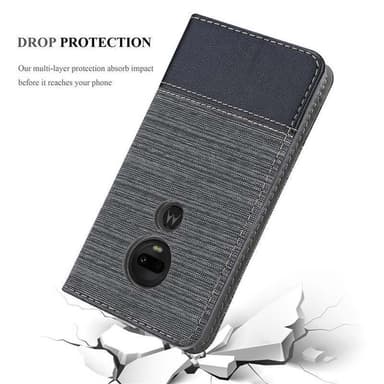 Motorola MOTO G7 / G7 PLUS lommebokdeksel etui (grå)