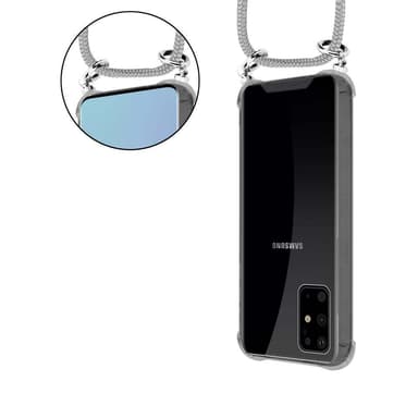 Samsung Galaxy S20 PLUS Deksel med Halskjede (grå)