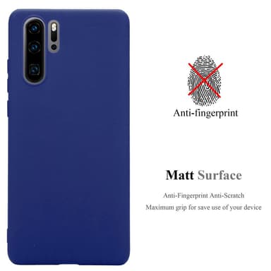 Deksel Huawei P30 PRO Silikon cover (blå)